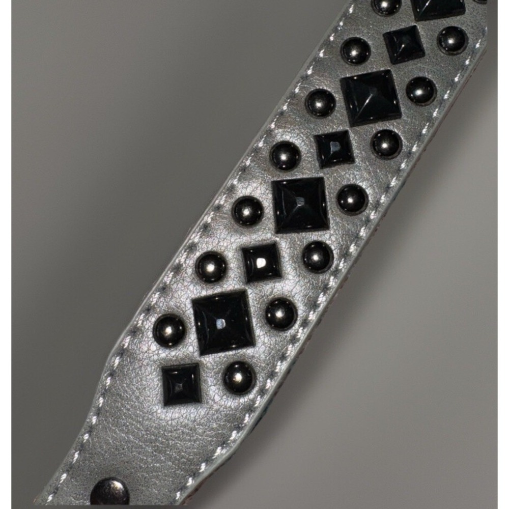 Studded Collar For Large Dogs 21" Gray New - Picture 3 of 7